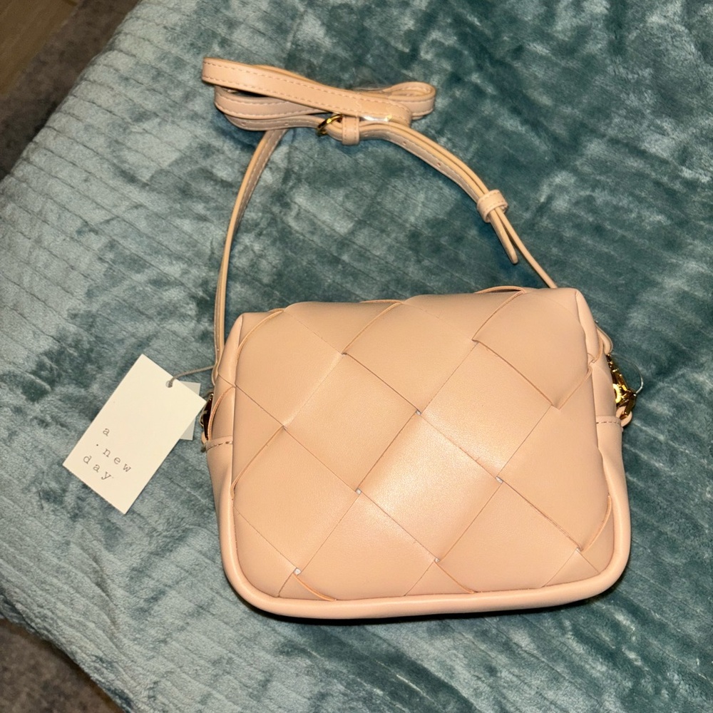 A New Day Pink Quilted Crossbody Bag